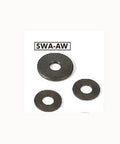 SWA-16-30-5-AW NBK Adjust Metal Washer - Steel - Ferrosoferric Oxide Film 10-Pack Washer close-up view.