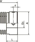 NBK Japan MFBS-16 5mm to 6mm Bellows-type Flexible Coupling stainless - Buy Bearings online - Fast US Shipping