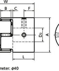 NBK Japan MJC-40CS-BL 5/16"inch to 10mm Jaw-type Flexible Coupling - Buy Bearings online - Fast US Shipping