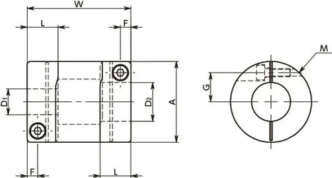 Technical drawing of NBK Japan XGT2-27C-12-12 High gain rubber type Flexible Coupling with dimensions labeled.