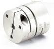 NBK Japan XHS-39C-19-19 19mm to 19mm Single Disk-type Flexible Coupling in metal, side view