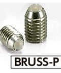 NBK Made in Japan BRUSS-10-P Set Screw Type Ball Transfer Unit for Upward Facing Applications - VXB Ball Bearings