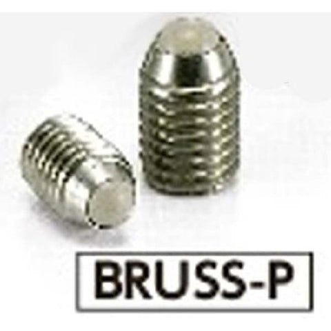 NBK Made in Japan BRUSS-10-P Set Screw Type Ball Transfer Unit for Upward Facing Applications - VXB Ball Bearings