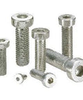 ✝️ SLHL-M4-6 NBK Socket Head Cap Screws - Low Profile 20-Pack - Made in Japan, showing assorted sizes for smooth motion and alignment