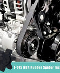 Engine with Flexible L075 NBR Rubber Spider Insert for L Jaw Coupling, absorbs shock, vibration damping, industrial equipment use