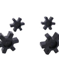 Flexible Solid NBR Rubber Spider Center Inserts for L Jaw Couplings L099 L100 Lovejoy Martin Browning TB Woods, set of 4