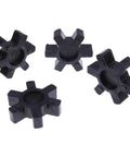 Flexible Solid NBR Rubber Spider Center Inserts For L Jaw Couplings L099 L100 Lovejoy Martin Browning TB Woods And Other L Jaw Styles