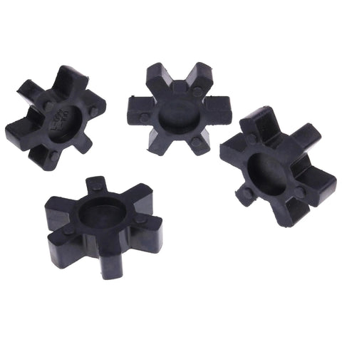 Flexible Solid NBR Rubber Spider Center Inserts For L Jaw Couplings L099 L100 Lovejoy Martin Browning TB Woods And Other L Jaw Styles