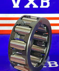 0936974 Needle Roller Bearing Fits Caterpillar Parts 093-6974, metal roller cage on blue and red background