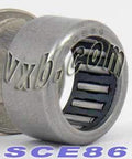 BA86ZOH Shell-Type Needle Bearing 1/2" x 11/16" x 3/8" inch industrial bearing with open ends and high load capacity