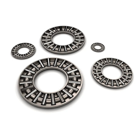 Needle Roller Bearing Set With Washers AXK0819 8mm Bore 19mm Outer Diameter 2mm Width Heavy Duty Precision Chromium Steel Rollers With Steel Cage