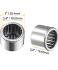 Needle Roller Bearing Set SCE1212 Drawn Cup Open End Three Quarters Inch Bore 1 Inch OD Three Quarters Inch Width