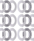 Six Set AXK2035 Needle Roller Bearings With Two AS Washers, 35mm OD, 20mm ID, 4mm Thick for Mower, Lawn Tractor, and Automotive Use