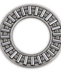 Four Piece AXK2035 Plus 2AS Needle Roller Thrust Bearings Set 20x35x2mm highlighting chrome steel and precision tolerance
