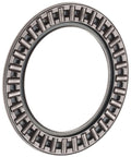 Front view of Needle Roller Thrust Bearing NRB NTA 1220 Koyo, steel roller and cage assembly, 3/4 inch bore, 1-1/4 inch OD.