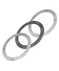 AXK120155 Needle Roller Thrust Bearings with 2 Washers, 120mm Inner Diameter, 155mm OD 4mm Width Chrome Steel in set view