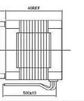 Technical diagram of 5:1 Planetary Gearbox Nema 17 Stepper Motor 1.68A for DIY CNC Robot 3D Printer showing dimensions and specifications.