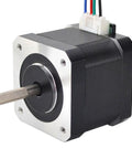 Nema 17 Stepper Motor 1.5A 63.74oz.in 39mm Body with 1m Cable and Connector for DIY CNC/3D Printer, front view
