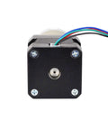 Front view of 27:1 Planetary Gearbox Nema 17 Stepper Motor DIY CNC Hobby Camera Robotics with visible wires.