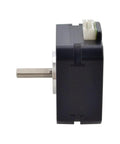 Side view of Nema 17 Pancake Stepper Motor 1A 17Ncm Bipolar 1.8 Degree 4-Lead 23mm Body Length for 3D Printer CNC Extruder