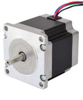 3PCS Nema 23 CNC Stepper Motor 2.8A 1.24Nm/175.6oz.in 56mm Bipolar for Hobby CNC Kit, front view