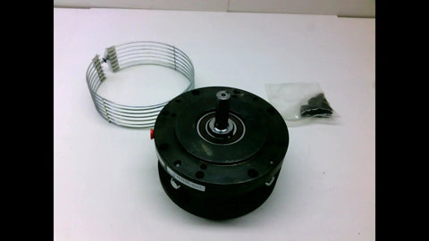Air Engaged NEMA C-Face Modular Clutch Brake for 56C Frame with a 0.625 Inch Bore, shown uninstalled with accessories