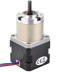27:1 Planetary Gearbox Nema 17 Stepper Motor DIY CNC Hobby Camera Robotics with visible wiring and CE marking