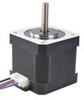 Nema 17 Stepper Motor 1.5A 63.74oz.in 39mm Body with 1m Cable and Connector for DIY CNC 3D Printer front view