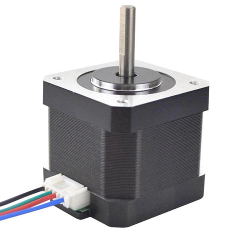 Nema 17 Stepper Motor 1.5A 63.74oz.in 39mm Body with 1m Cable and Connector for DIY CNC 3D Printer front view