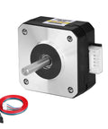 Nema 17 Stepper Motor 1.8° 2 Phase High Torque 0.13Nm Bipolar with 1m Cable for 3D Printer DIY Robot CNC Machine