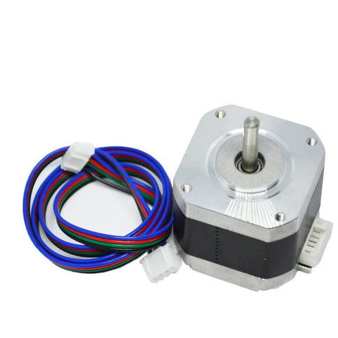 Nema 17 Stepper Motor 42x40mm Body Bipolar 1.5A 400mN.m 2 Phase 4 Wires 1.8 ° for 3D Printer or CNC Machine with 1M Motor Cable