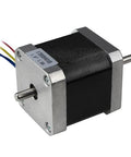 Nema 17 Stepper Motor 78 Oz In 1.8A Dual Shaft For 3D Printer Router 17HS8401B, showing dual 5mm shafts and compact design