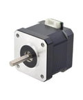 Front view of Nema 17 Stepper Motor Bipolar 1.5A 42Ncm 42x42x38mm 1.8deg 4 Wires with 1m Cable and Connector (1 Pack)