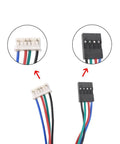 Wiring connectors for Nema 17 Stepper Motor 1.5A 63.74oz.in 39mm Body with 1m Cable and Connector for DIY CNC/ 3D Printer