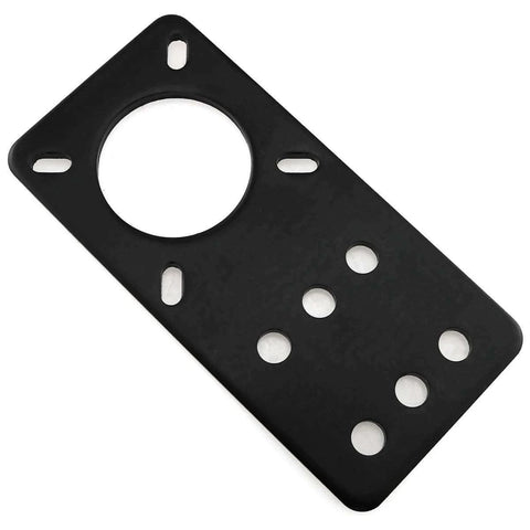 Nema 17 Stepper Motor Mount Flat Bracket Black Aluminum Alloy Mounting Plate for CNC 3D Printer