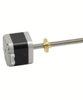 NEMA 17 Stepper Motor with Integrated 300mm T8 Lead Screw for RepRap Prusa i3 3D Printers Z Axis or CNC Machine close-up view