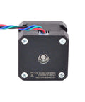 Front view of Nema 17 Stepper Motor 26Ncm(36.8oz.in) 12V 0.4A 3D Printer CNC, showing wires and mounting screws.