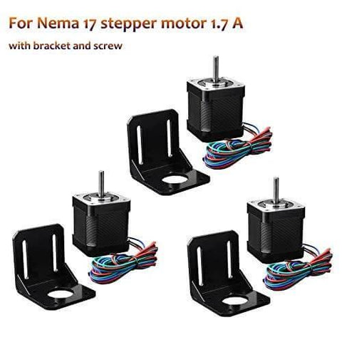 Nema17 stepper motors with brackets and screws for 3D Printer CNC Controller Arduino Kit with GRBL CNC shield V3.0.