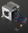 Prusa i3 MK3 MK3S+ X-Axis Step Motor NEMA17 42-40 Motor 2 Phase 1.8° Shaft 20mm with 350mm cable, shown with wires