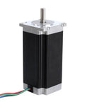 Front view of Nema 23 Stepper Motor 8mm Shaft Bipolar 3Nm(425oz.in) 4.2A 57x57x113mm 4 Wires CNC Engraving Machine