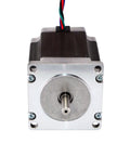 Front view of Nema 23 Stepper Motor 3.0A 269oz.in/1.9Nm 76mm Length Step Motor for CNC Mill Lathe Router, showing 6.35mm shaft.