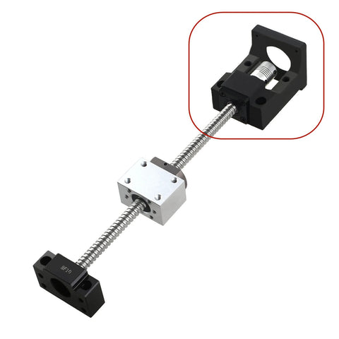 ✝️ Nema 23 stepper motor steel mounting bracket with 57mm nema 23 motor and 10mm ballscrew cnc balls crew kit sfu1204 3j704dby2xdl16reo24sw8