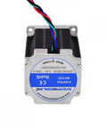Top view of Nema 23 Stepper Motor 3.0A 269oz.in/1.9Nm 76mm Length Step Motor for CNC Mill Lathe Router with wiring visible.
