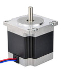 Nema 23 Stepper Motor Bipolar 2.8A 1.26N.m Holding Torque 2-Phase 4-Wire 1.8 Deg 57x57x56mm Body visible on a white background