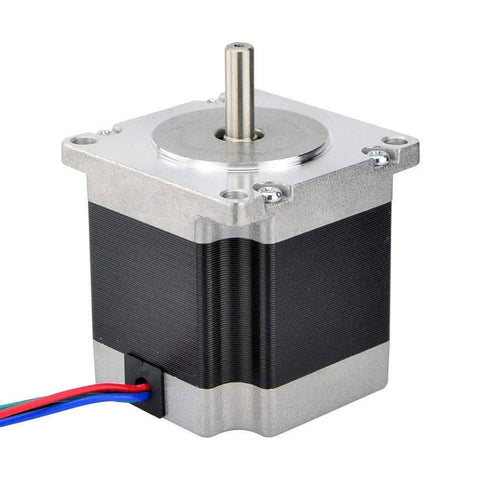 Nema 23 Stepper Motor Bipolar 2.8A 1.26N.m Holding Torque 2-Phase 4-Wire 1.8 Deg 57x57x56mm Body visible on a white background