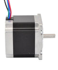 Side view of Nema 23 Stepper Motor Bipolar 2.8A 1.26N.m Holding Torque 2-Phase 4-Wire 1.8 Deg 57x57x56mm Body for 3D Printer or CNC Machine