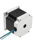 Nema 23 Stepper Motor Bipolar 2.8A 1.26N.m Holding Torque 2-Phase 4-Wire 1.8 Deg 57x57x56mm Body, front view