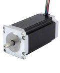 Front view of Nema 23 Stepper Motor 8mm Shaft Bipolar 3Nm(425oz.in) 4.2A 57x57x113mm 4 Wires CNC Engraving Machine