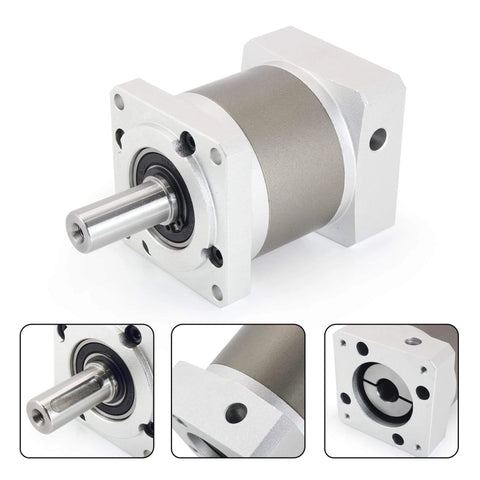 Nema23 Stepper Motor Planetary Gearbox 3:1 Ratio, 60mm Frame, 8mm Shaft 7 Arc-Min Backlash IP65 Gear Speed Reducer for CNC