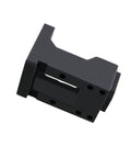 Nema 23 stepper motor steel mounting bracket for 57mm nema 23 motor and 10mm ballscrew cnc balls crew kit shown in black steel